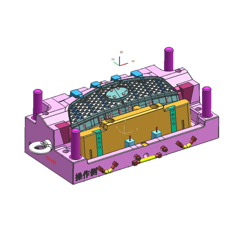 How can the exhaust system of a precision injection mold be optimized to reduce residual gas?
